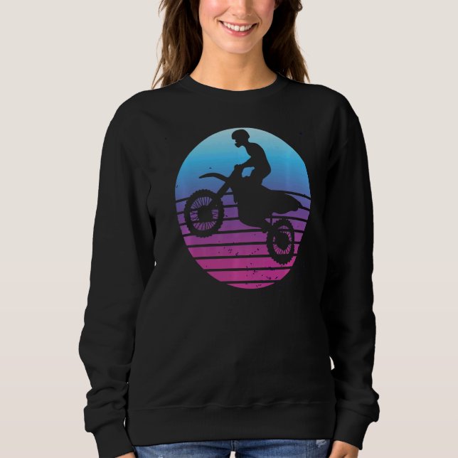 Motorradfahrer 1 sweatshirt (Vorderseite)
