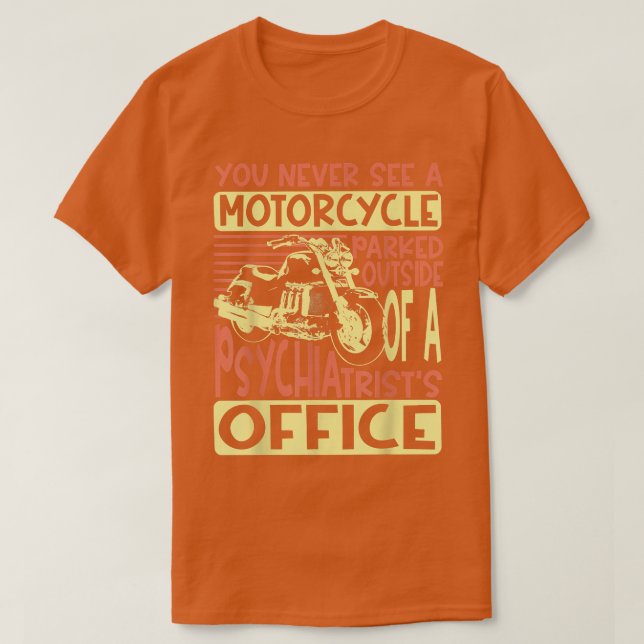 Motorradfahrer 293 T-Shirt (Design vorne)