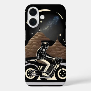 Motorradfahrer-Abenteuer-Design für Reiter iPhone 16 Hülle