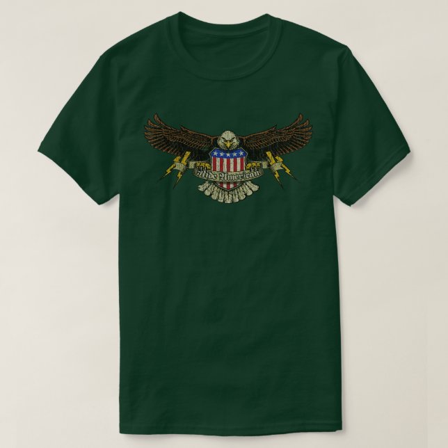 Motorradfahrer Amerikaner 1974 T-Shirt (Design vorne)