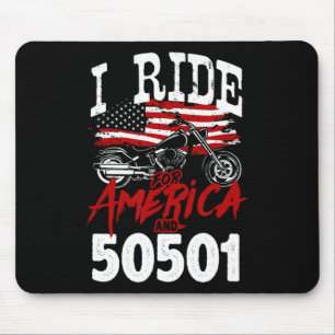 Motorradfahrer Anti Trump 50501 Pro-Demokratie Re Mousepad