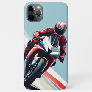 Motorradfahrer auf Sportbike auf der Küstenautobah Case-Mate iPhone Hülle
