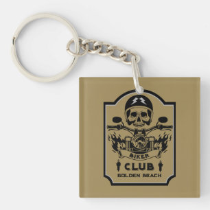 Motorradfahrer Club Schlüsselanhänger