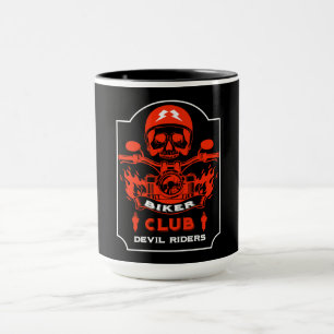 Motorradfahrer Club Tasse
