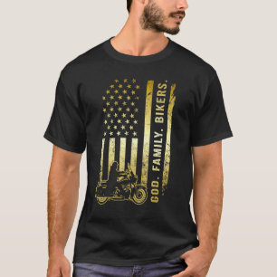 Motorradfahrer der Gotthardfamilie Amerikanische F T-Shirt