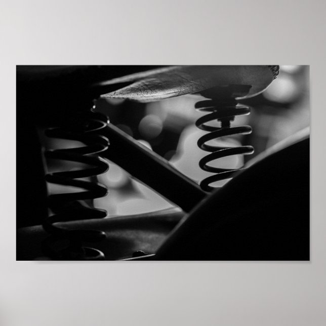 Motorradfahrer Details Poster (Vorne)