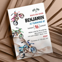 Motorradfahrer Einladung zum Geburtstag