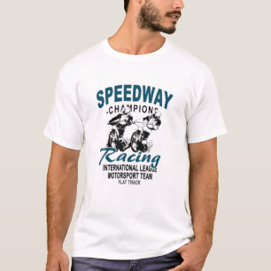 Motorradfahrer - flache Strecke T-Shirt