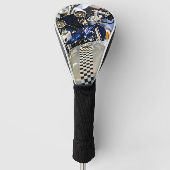 Motorradfahrer Golf Headcover (Vorderseite)