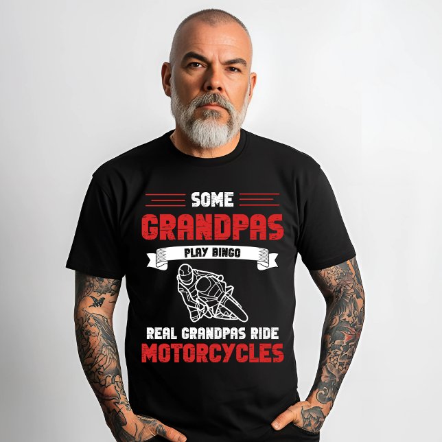 Motorradfahrer-Großrad-Geschenk T-Shirt (Von Creator hochgeladen)