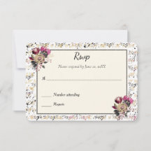 Motorradfahrer Hochzeit RSVP