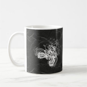 Motorradfahrer Kaffeetasse