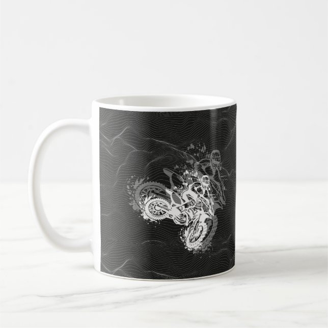 Motorradfahrer Kaffeetasse (Links)