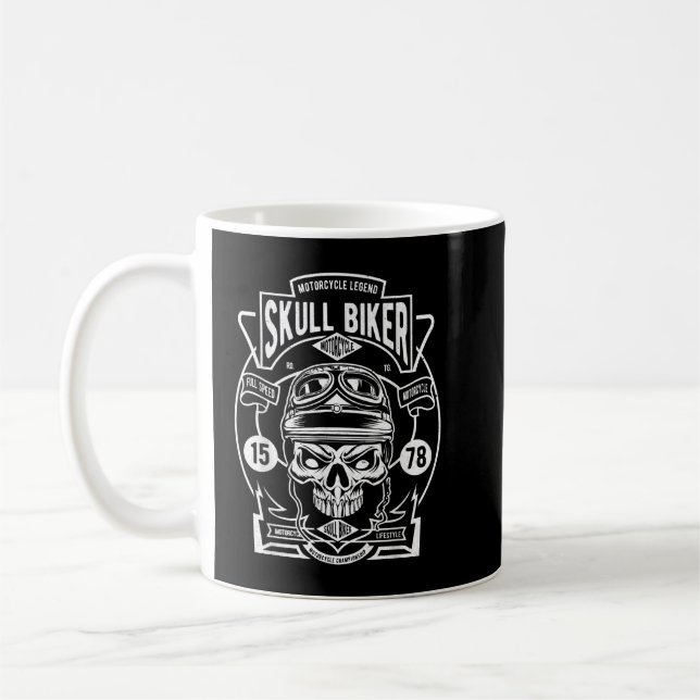 Motorradfahrer-Legende Kaffeetasse (Links)