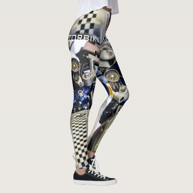 Motorradfahrer Leggings (Rechts)