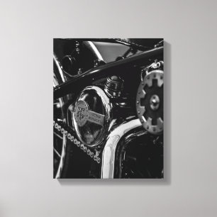 Motorradfahrer Leinwanddruck