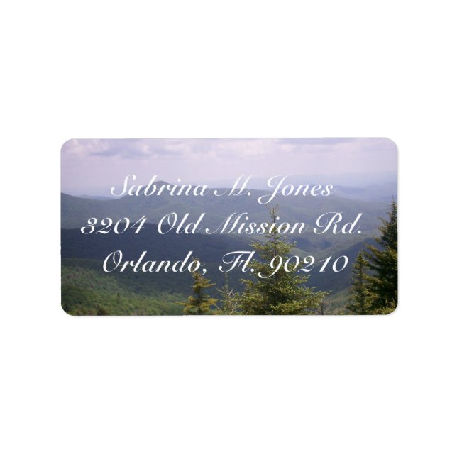 Motorradfahrer mit blauem Rücken Adressaufkleber (Vorne)