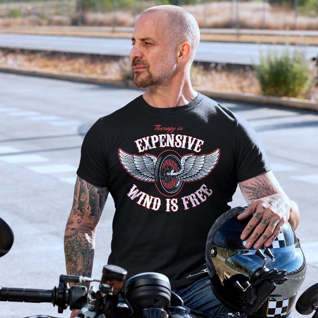 Motorradfahrer mit eigenem Fahrrad T-Shirt (Von Creator hochgeladen)