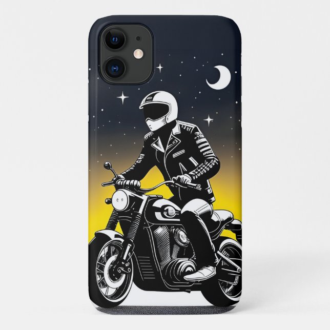 Motorradfahrer mit Maske Case-Mate iPhone Hülle (Rückseite)