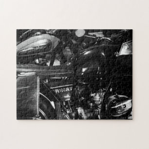Motorradfahrer Motorrad Puzzle