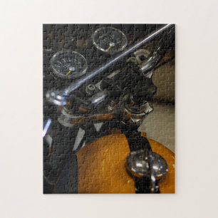 Motorradfahrer Motorrad Puzzle