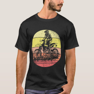 Motorradfahrer Motorrad Retro T-Shirt