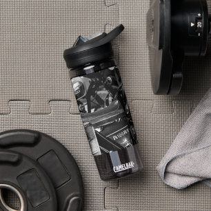 Motorradfahrer Motorrad Trinkflasche