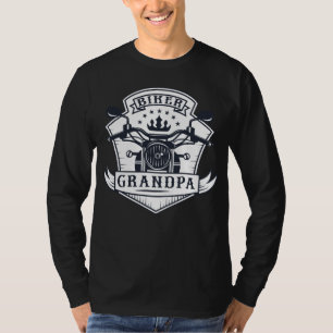 Motorradfahrer Opa Abzeichen Motorrad T-Shirt