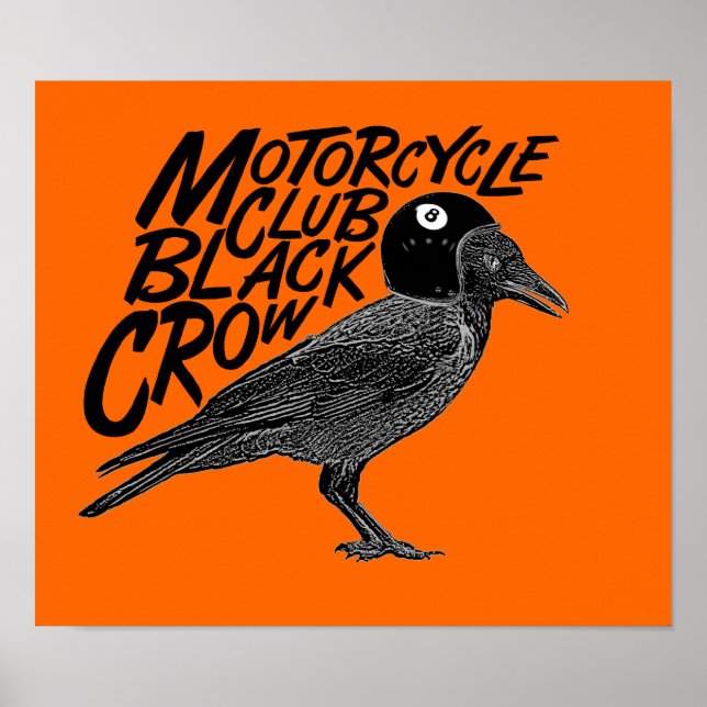 Motorradfahrer Poster (Vorne)