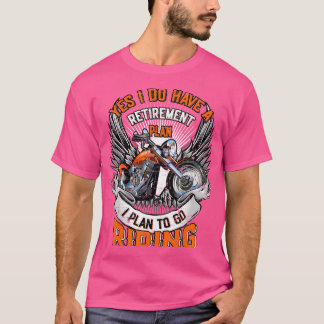 Motorradfahrer-Rentierungsplan Biker Mot T-Shirt