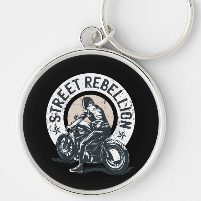 Motorradfahrer Schlüsselanhänger (Vorne)