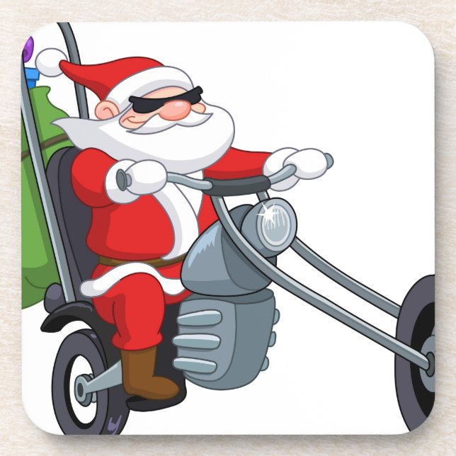 Motorradfahrer-Sonderschule Getränkeuntersetzer (Vorderseite)