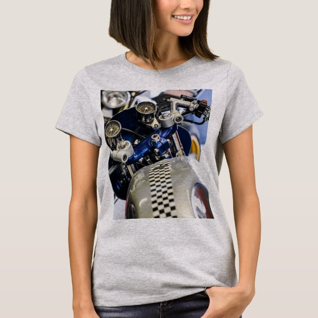 Motorradfahrer T-Shirt (Vorderseite)