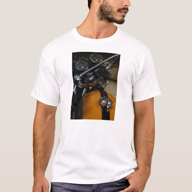Motorradfahrer T-Shirt (Vorderseite)
