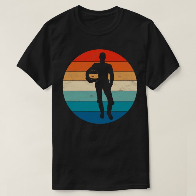 Motorradfahrer T-Shirt (Design vorne)
