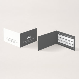 Motorradfahrer-Termin Visitenkarten