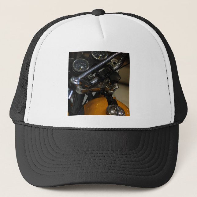 Motorradfahrer Truckerkappe (Vorderseite)