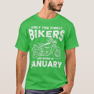 Motorradfahrerinnen Geburtstag geboren Janu T-Shirt