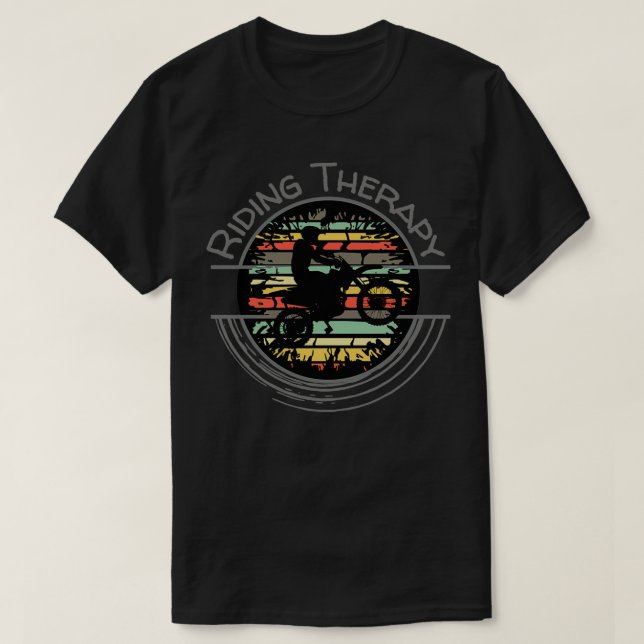 MotorradfahrtherapieTShirt T-Shirt (Design vorne)