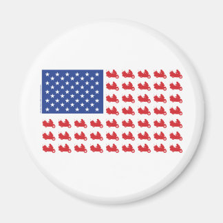 Motorradflagge Magnet
