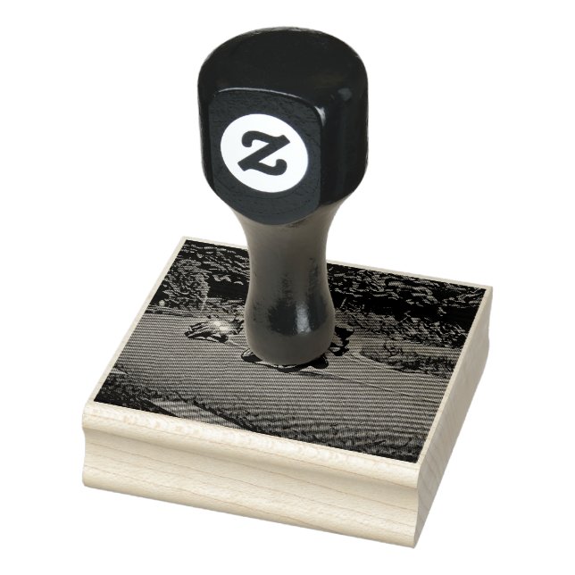 Motorradgeschenk Gummistempel (Stempel)