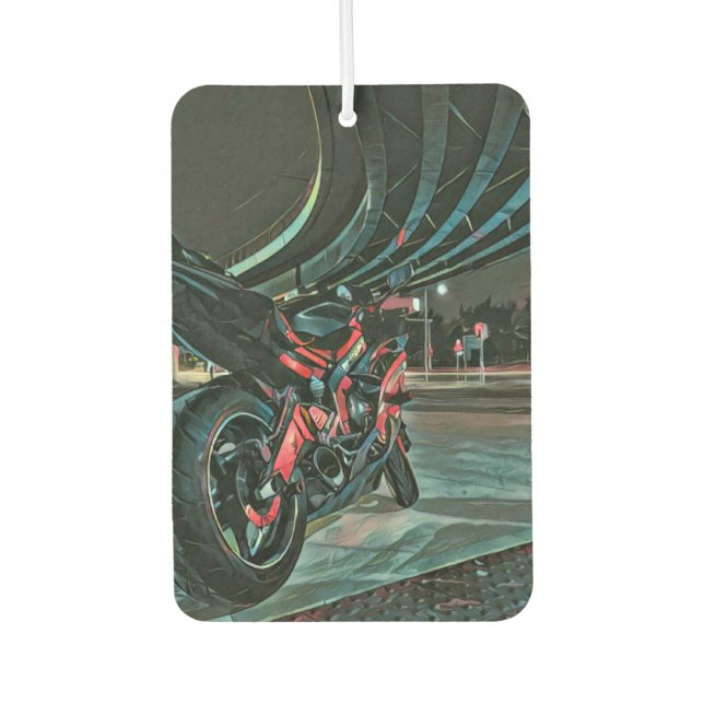 Motorradgeschenke Autolufterfrischer (Vorderseite)