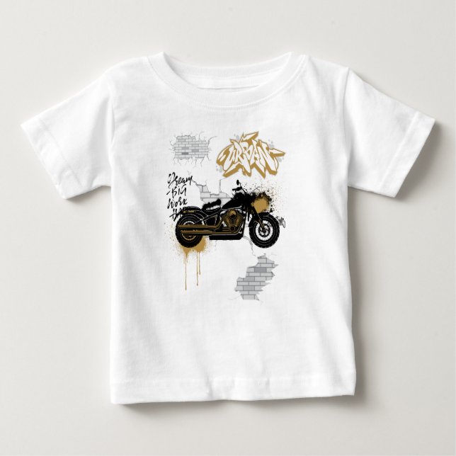 Motorradgold Baby T-shirt (Vorderseite)