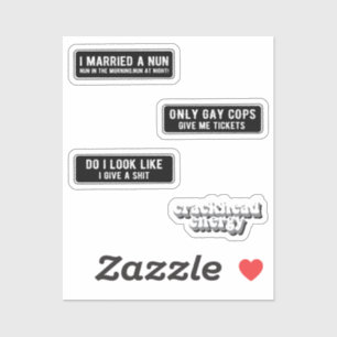 Motorradhelm I Aufkleber