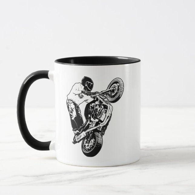Motorradkaffee-Tasse Tasse (Links)