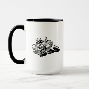 Motorradkaffee-Tasse Tasse