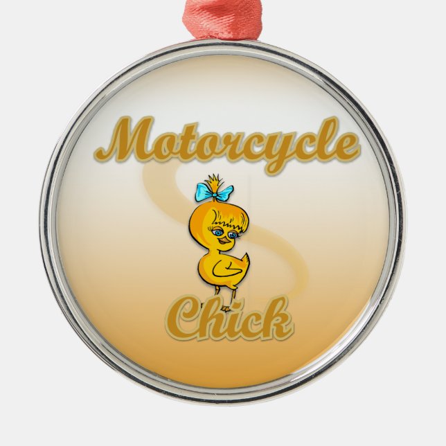 Motorradkick Ornament Aus Metall (Vorne)