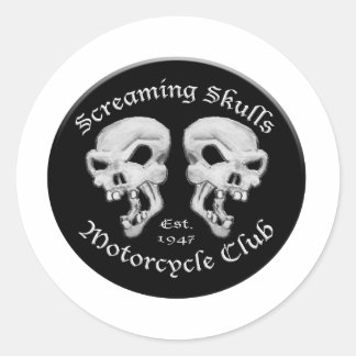 Motorradklub Runder Aufkleber