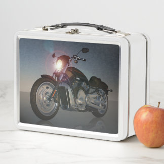 Motorradlunchbox Metall Brotdose