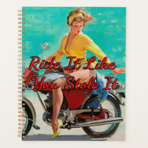 Motorradmädchen von 1950 von Gil Elvgren Planer